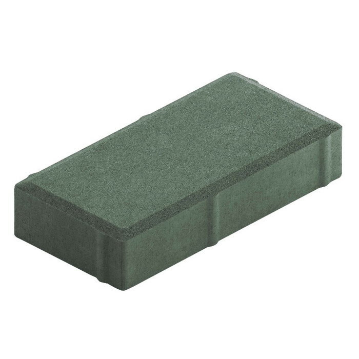 Брусчатка тротуарная 200х100х80 Зеленый